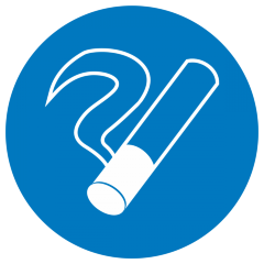 Знак M15 Курить здесь