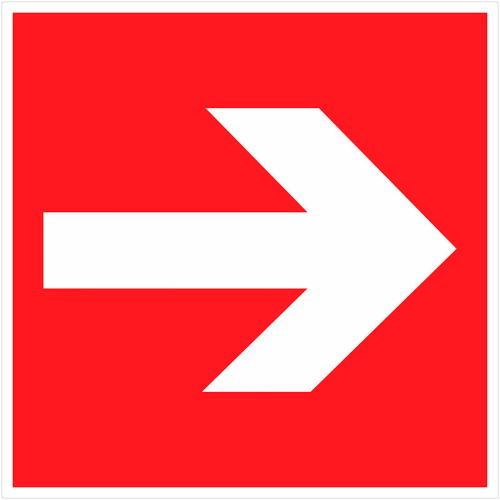 Знак F01-01 Направляющая стрелка