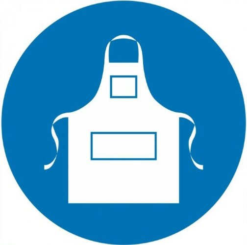 Знак M17 Работать в защитном фартуке