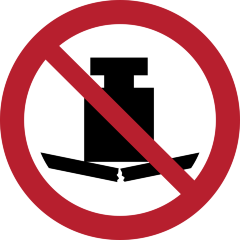 Знак P012 Не допускается тяжелый груз