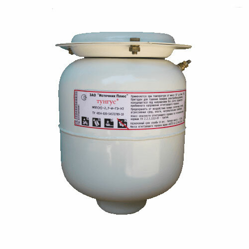 Модуль порошкового пожаротушения Тунгус-2,7