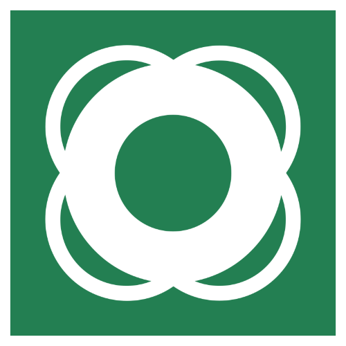 Знак E040 Спасательный круг