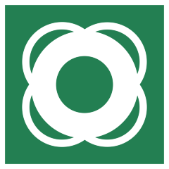 Знак E040 Спасательный круг