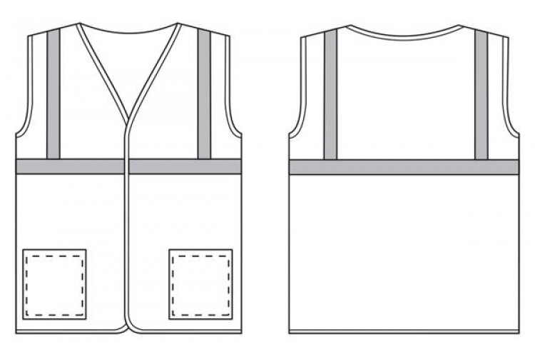 Жилет сигнальный желтый на липучке