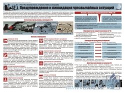 Комплект плакатов: ГО и ЧС. Безопасность в чрезвычайных ситуациях, 3 штуки