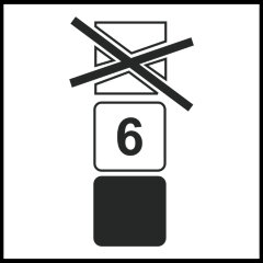 Знак Предел по количеству ярусов в штабеле