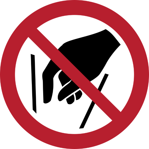 Знак P015 Не проникать внутрь