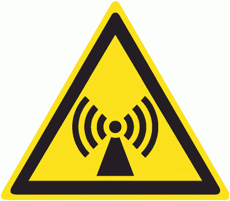 Знак W12 Внимание. Электромагнитное поле