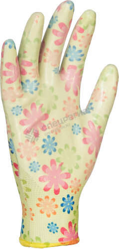Перчатки DOG Садовые Зелёные цветы