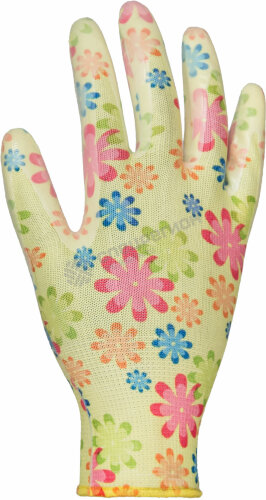 Перчатки DOG Садовые Зелёные цветы
