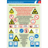 Комплект плакатов: Безопасность работающих на железнодорожном пути, 20 штук