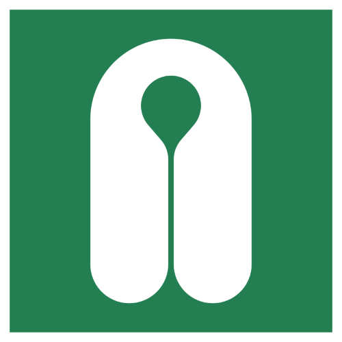 Знак E044 Спасательный жилет