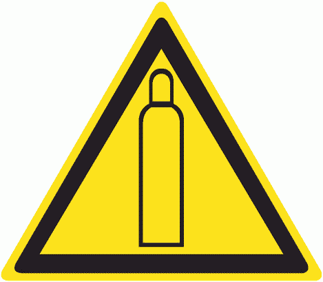 Знак W19 Газовый баллон