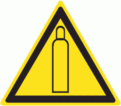 Знак W19 Газовый баллон