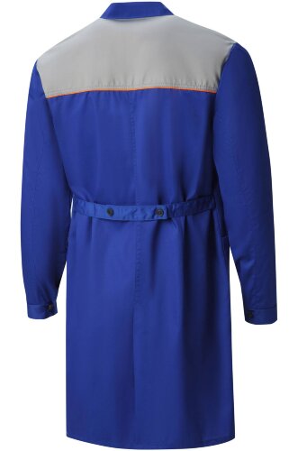 Халат "Профессионал" мужской василек-светло-серый