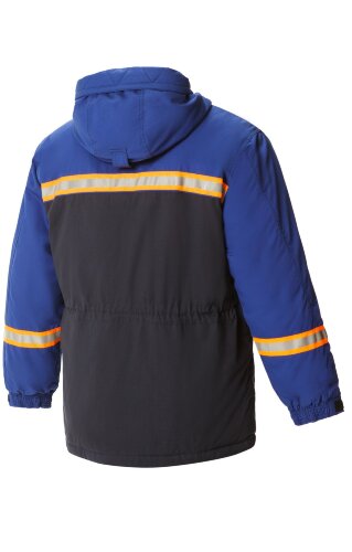 Костюм для защиты от электродуги и нефти утепленный темно-синий василек