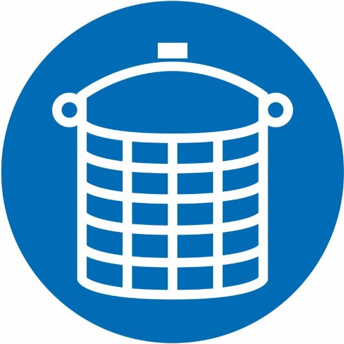 Знак M27 Правильно храни и переноси растворы и кислоты