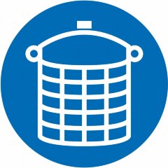 Знак M27 Правильно храни и переноси растворы и кислоты