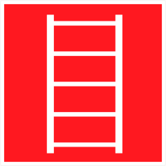 Знак F03 Пожарная лестница