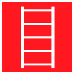 Знак F03 Пожарная лестница