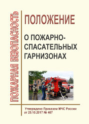 Положение о пожарно-спасательных гарнизонах
