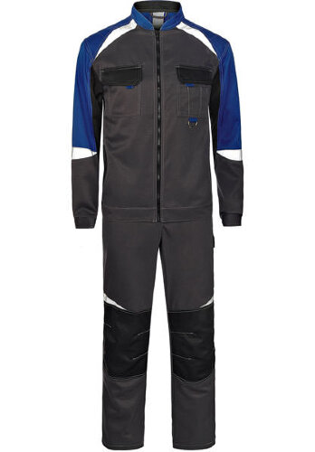 Костюм рабочий арт. 7714 синий с полукомбинезоном
