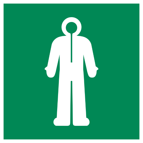 Знак E056 Спасательный костюм