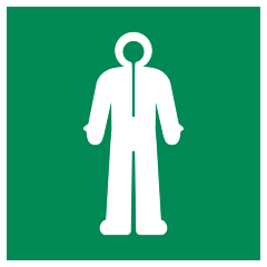 Знак E056 Спасательный костюм