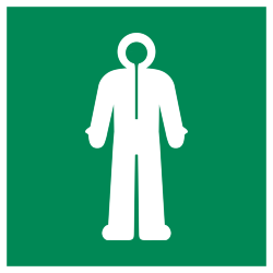 Знак E056 Спасательный костюм