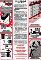 Плакат Кровельные работы, 1 штука
