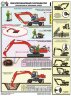 Плакат Одноковшовый экскаватор. Безопасность земляных работ — к-т из 4 л формат А2+ (465*600 мм)