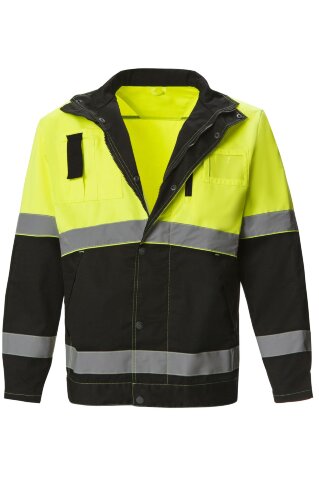 Костюм "Премиум" летний черный с лимонным