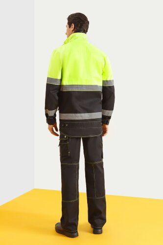 Костюм "Премиум" летний черный с лимонным