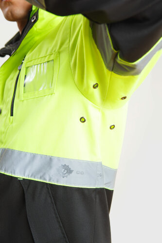 Костюм "Премиум" летний черный с лимонным