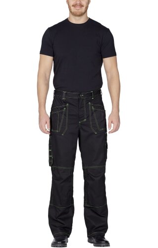 Костюм "Премиум" летний черный с лимонным