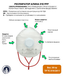Респиратор АЛИНА 310