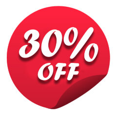 Знак Скидка 30%