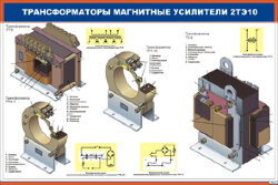 Плакат: Трансформаторы магнитные усилители 2ТЭ10