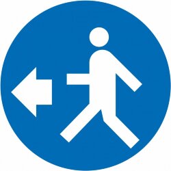 Знак M44 Проход слева