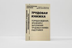 Трудовая книжка. Практическое пособие по порядку ведения, хранения и заполнения. (дата выпуска  2018 г.)