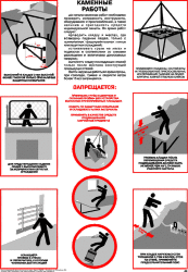 Плакат Каменные работы, 1 штука