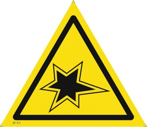 Знак W37 Осторожно. Газовые работы