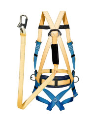 Удерживающая страховочная система УС-2аАЖ (строп лента с амортизатором)