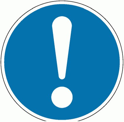 Знак M11 Общий предписывающий знак (прочие предписания)