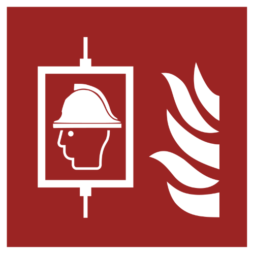 Знак F017 Подъемник для пожарных