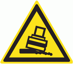 Знак W24 Осторожно. Возможно опрокидывание