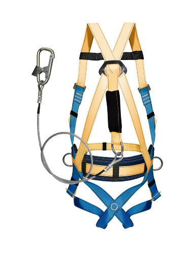 Удерживающая страховочная система УС-2аБЖ (строп трос с амортизатором)