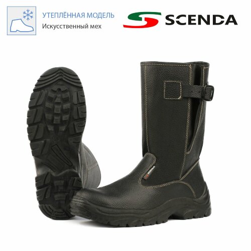 Сапоги кожаные  ПУ/ТПУ с МП