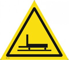 Знак W42 Осторожно. Цеховой транспорт