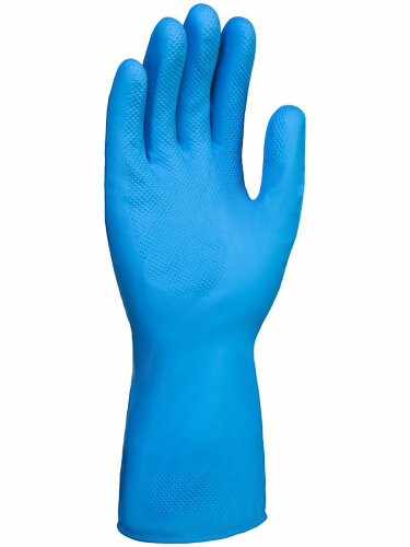 Перчатки латексные DOG LH040 хозяйственные с х/б напылением